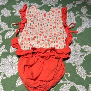 Stitchy Fish Toddler Tulip Print Matching Set